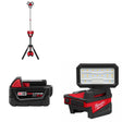 Milwaukee 2136-20 Tower Light Kit W/ FREE Battery and FREE Flood Light