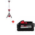 Milwaukee 2136-20 M18 Tower Light/Charger w/ FREE 48-11-1880 M18 XC8.0 BATTERY