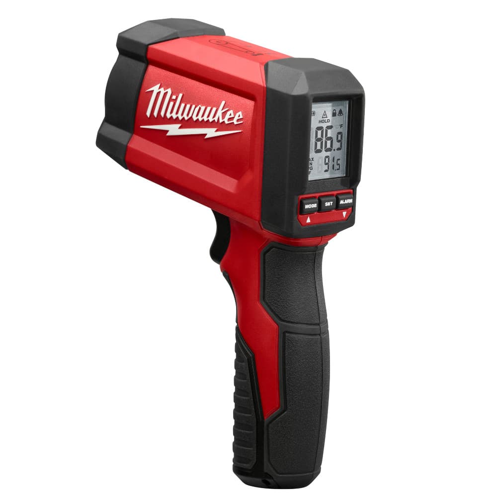 Milwaukee 2268-20NST 12:1 Infrared Temp Gun 9-Volt NIST Certified