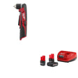 Milwaukee 2415-20 M12 3/8" Drill Driver W/ 48-59-2452S M12 2-Battery Starter Kit
