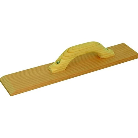 MarshallTown 244 14813 - 18 X 3 1/2 Redwood Float-Wood Handle-Beveled End; 5/8" Thick