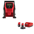 Milwaukee 2475-20 M12 Compact Inflator W/ 48-59-2424 M12 4Ah/2Ah Starter Kit