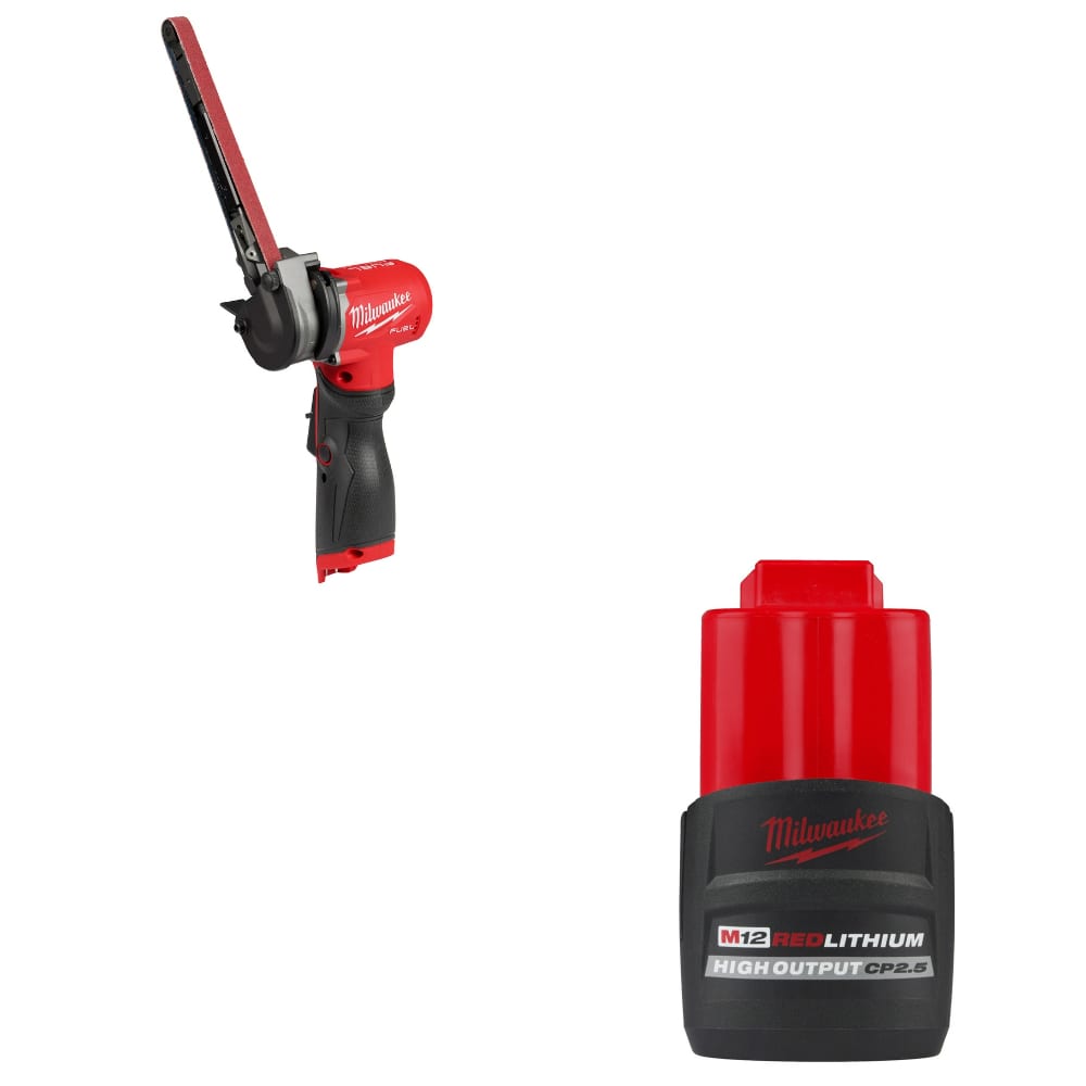 Milwaukee 2482-20 M12 FUEL Bandfile W/ FREE 48-11-2425 M12 CP2.5 Battery Pack