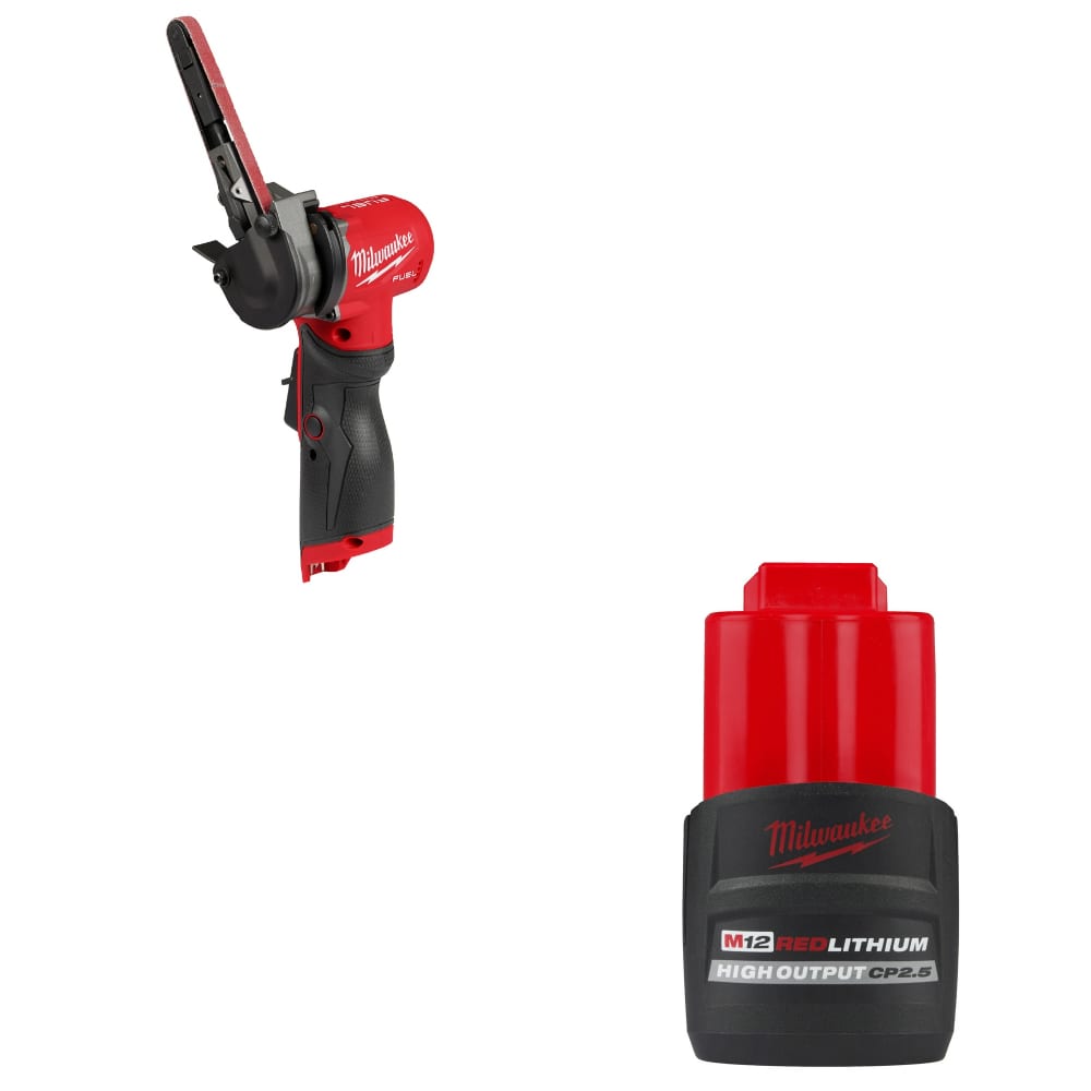 Milwaukee 2483-20 M12 FUEL Bandfile W/ FREE 48-11-2425 M12 CP2.5 Battery Pack