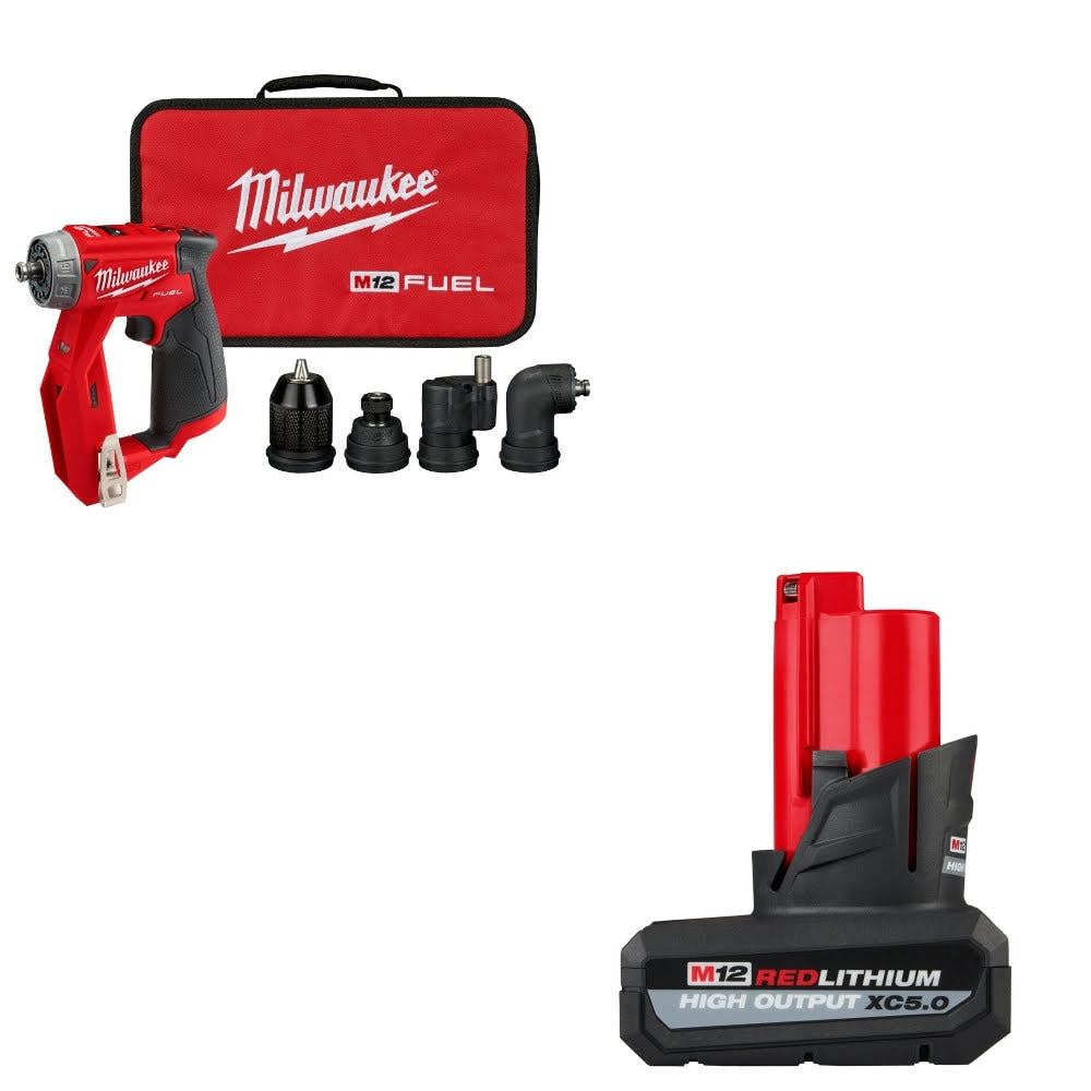 Milwaukee 2505-20 Installation Drill/Driver Kit W/ FREE XC5.0 Battery