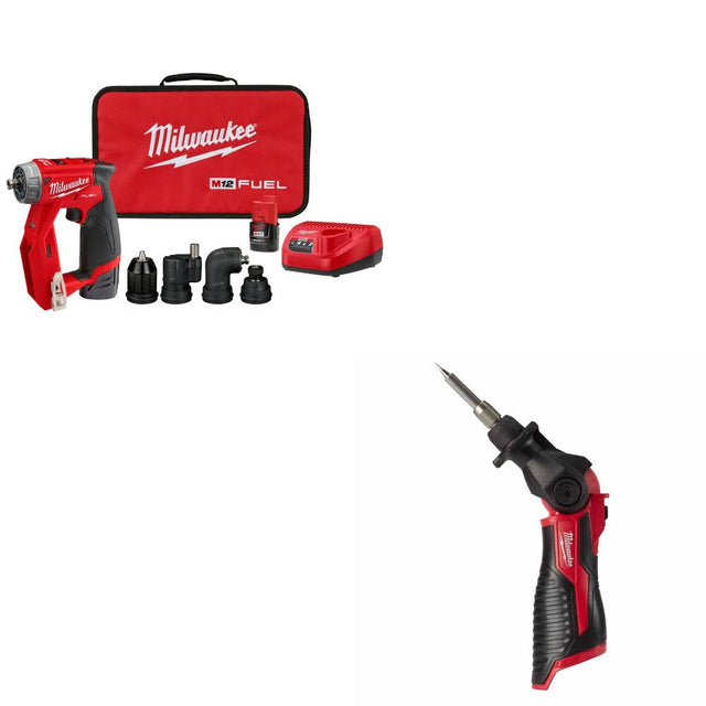 Milwaukee 2505-22 Drill Kit W/ FREE 2488-20 Soldering Iron