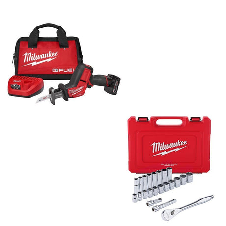 Milwaukee Hackzall Recip Saw Kit W/ FREE Rover Flood Light