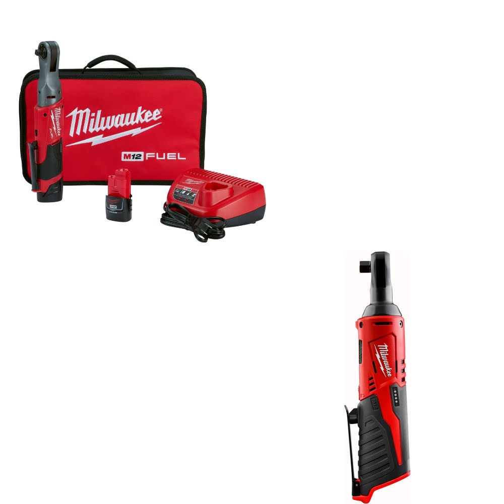 Milwaukee 2557-22 Ratchet Kit W/ FREE 2457-20 Cordless Ratchet