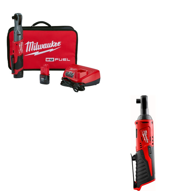 Milwaukee 2558-22 Ratchet Kit W/ FREE 2457-20 Cordless Ratchet