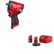 Milwaukee 2562-20 M12 FUEL Impact Wrench W/ FREE 48-59-2424 M12 12V Starter Kit