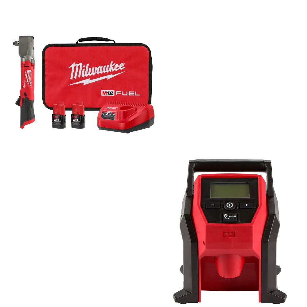 Milwaukee 2565-22 Impact Wrench Kit W/ FREE 2475-20 Compact Inflator