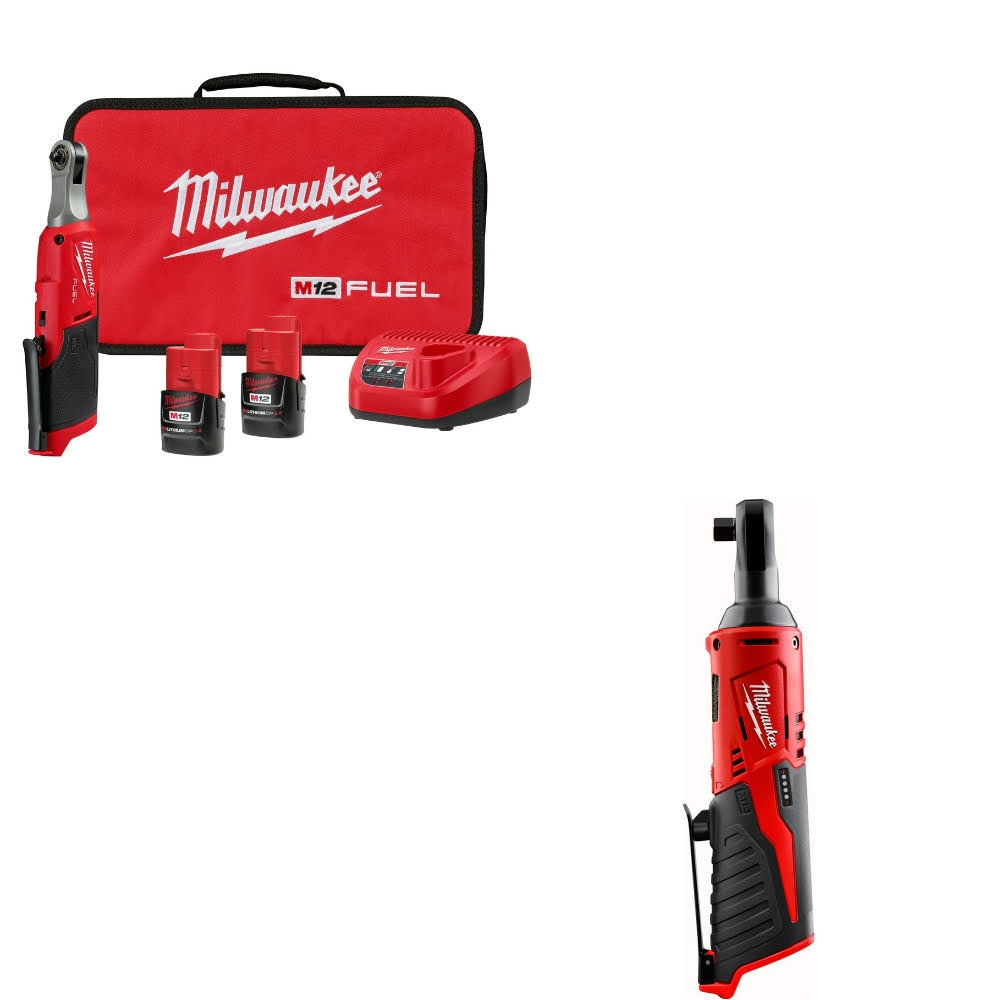 Milwaukee 2566-22 Ratchet Kit W/ FREE 2457-20 Cordless Ratchet