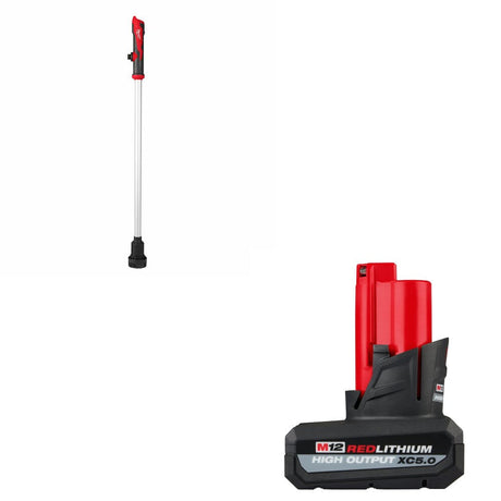 Milwaukee 2579-20 M12 Stick Transfer Pump W/ 48-11-2450 M12 XC5.0 Battery Pack