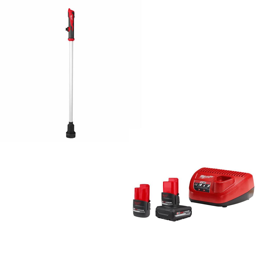 Milwaukee 2579-20 M12 Transfer Pump W/ 48-59-2452S M12 2-Battery Starter Kit