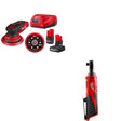 Milwaukee 2585-22CX Random Orbital Sander Kit W/ FREE 2457-20 Ratchet