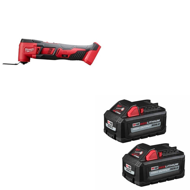 Milwaukee 2626-20 M18 Multi-Tool, Bare W/ 48-11-1862 M18 XC6.0 Battery, 2 Pack