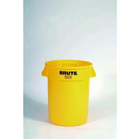 Rubbermaid FG263200YEL BRUTE Container/Trash Can without Lid (2632)