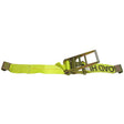 Lift All 26425 Loadhugger Ratchet Tie Down Strap with Flat Hook Ends, 4"x30'