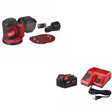 Milwaukee 2648-20 M18 Random Orbit Sander W/ 48-59-1850 M18 XC5.0 Starter Kit