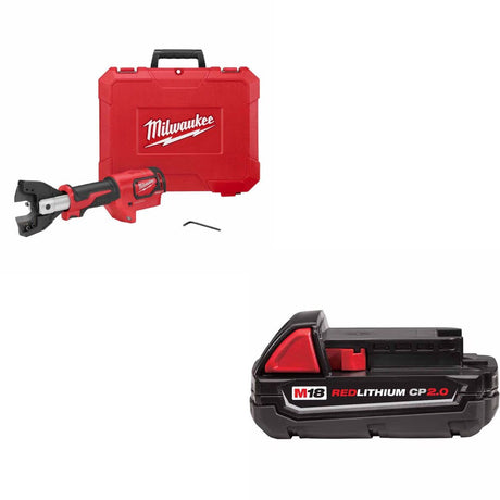 Milwaukee 2672-20 Cable Cutter Kit W/ FREE 48-11-1820 Battery and FREE 48-59-1808 Charger