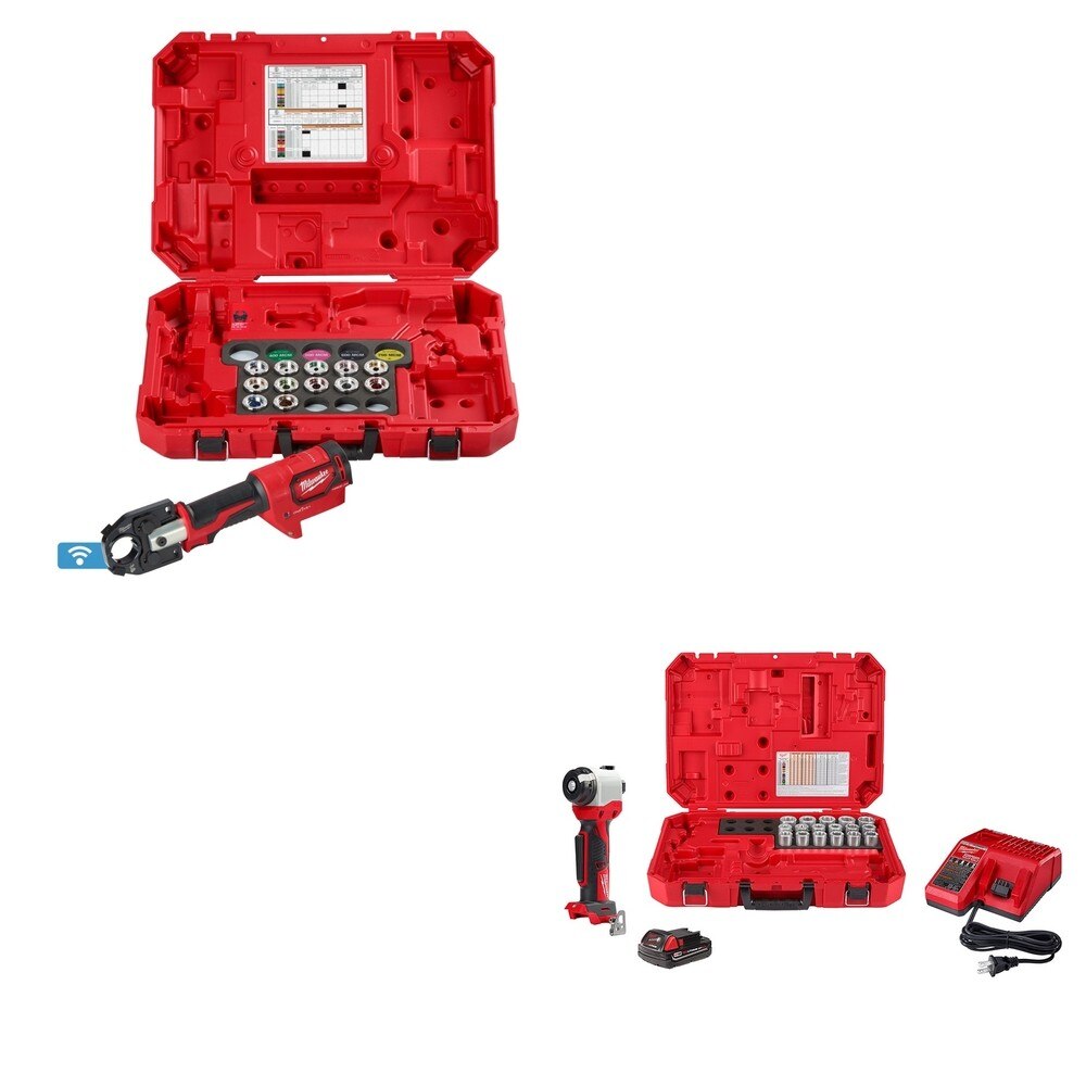Milwaukee 2679-350AL MCM Aluminum Dies W/ FREE 2935CU-21S