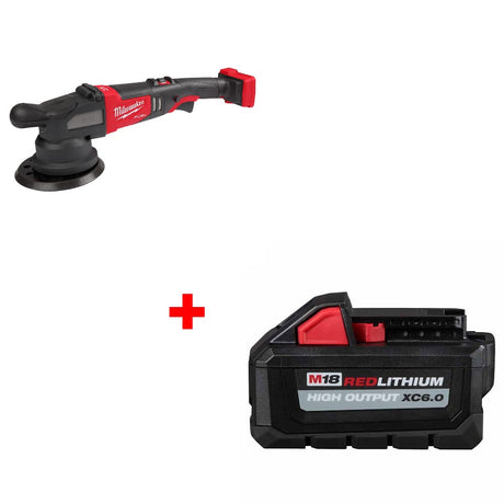 Milwaukee 2685-20 M18 FUEL Orbital Polisher w/ FREE 48-11-1865 M18 Battery Pack