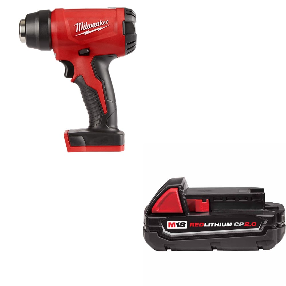 Milwaukee  2688-20 M18 Compact Heat Gun W/ FREE 48-11-1820 M18 2.0 Battery Pack