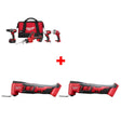 Milwaukee 2695-24 M18 4-Tool Combo Kit w/ FREE 2626-20 Multi-Tool Two Pack