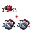 Milwaukee 2695-24 M18 4-Tool Combo Kit w/ Two FREE 2630-20 6-1/2" Circular Saw, Bare