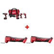 Milwaukee 2696-24 M18 4pc Combo Kit w/ FREE 2626-20 M18 Multi-Tool Bare 2pk