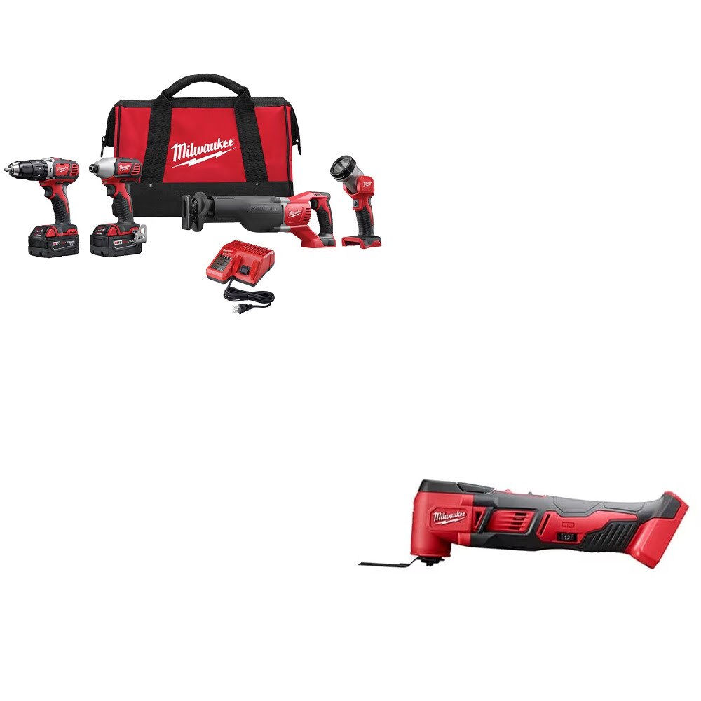 Milwaukee 2696-24 Combo Kit W/ FREE 2626-20 Multi-Tool