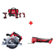 Milwaukee 2696-24 M18 4-Tool Combo Kit w/ FREE M18 6-1/2 Circ" Saw & Multi-Tool