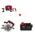 Milwaukee 2696-24 M18 4-Tool Combo Kit w/ 2630-20 Circular Saw & Battery