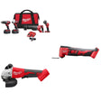 Milwaukee 2696-24 M18 4-Tool Combo Kit w/ FREE 2686-20 M18 Grinder & Multi-Tool