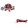 Milwaukee 2696-26 M18 6-Tool Combo Kit w/ FREE 2626-20 M18 Multi-Tool Bare, 2pk