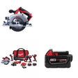 Milwaukee 2696-26 M18 6-Tool Combo Kit w/ 2630-20 6-1/2" Circ Saw & Battery