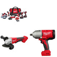 Milwaukee 2696-26 M18 6-Tool Combo Kit W/ FREE 2686-20 Grinder & Impact Wrench