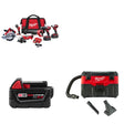 Milwaukee 2696-26 M18 6-Tool Combo Kit W/ FREE 48-11-1850 M18 Battery & Vacuum