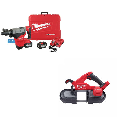 Milwaukee 2718-22HD M18 FUEL Rotary Hammer Kit W/ FREE 2829-20 M18 Band Saw