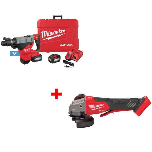 Milwaukee 2718-22HD M18 FUEL Rotary Hammer Kit W/ FREE 2888-20 M18 FUEL Grinder