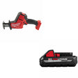 Milwaukee 2719-20 M18 FUEL Hackzall, Bare Tool W/ 48-11-1835 M18 CP3.0 Battery