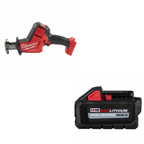 Milwaukee 2719-20 M18 FUEL Hackzall, Bare W/ 48-11-1865 M18 XC6.0 Battery Pack