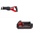 Milwaukee 2722-20 M18 FUEL Super SAWZALL W/ 48-11-1820 M18 2.0 Battery Pack