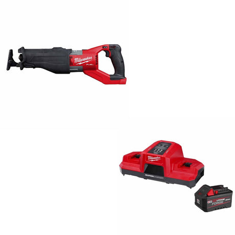 Milwaukee 2722-20 M18 FUEL Super SAWZALL W/ 48-59-1861 M18 18V Starter Kit