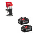 Milwaukee 2723-20 M18 FUEL Router, Bare W/ 48-11-1862 M18 XC6.0 Battery, 2 Pack