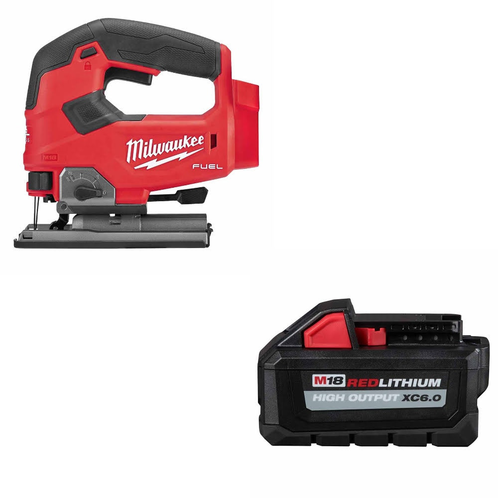 Milwaukee 2737-20 M18 FUEL Jig Saw, Bare W/ 48-11-1865 M18 XC6.0 Battery Pack