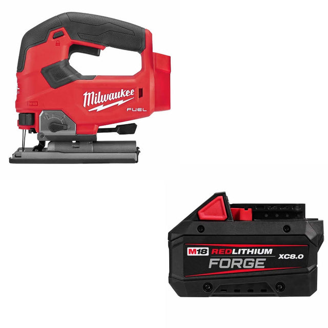 Milwaukee 2737-20 M18 FUEL Jig Saw, Bare W/ 48-11-1881 M18 XC8.0 Battery Pack