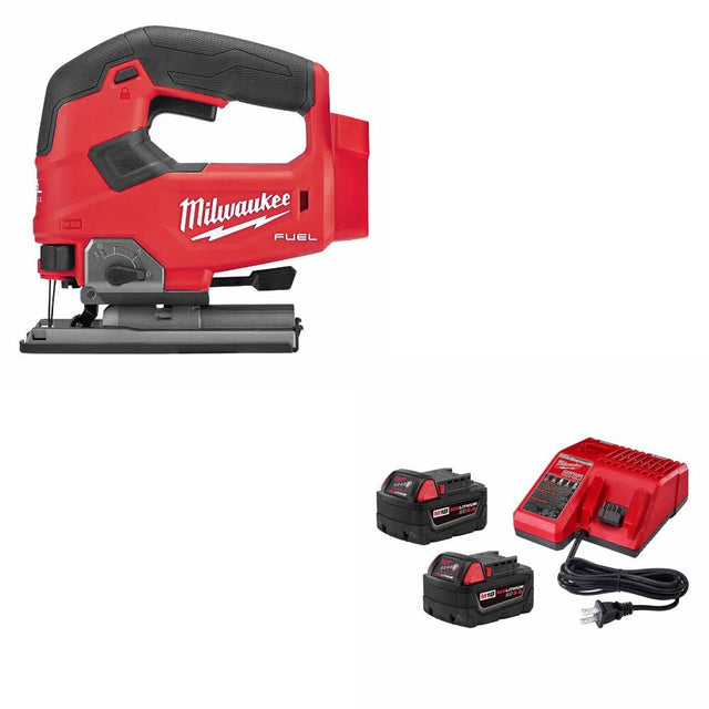 Milwaukee 2737-20 M18 FUEL Jig Saw, Bare W/ 48-59-1852B M18 18V Starter Kit