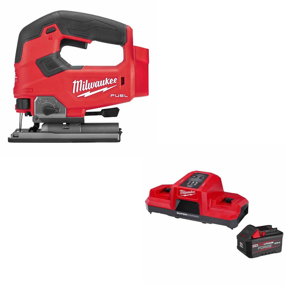 Milwaukee 2737-20 M18 FUEL Jig Saw, Bare Tool  W/ 48-59-1861 M18 18V Starter Kit
