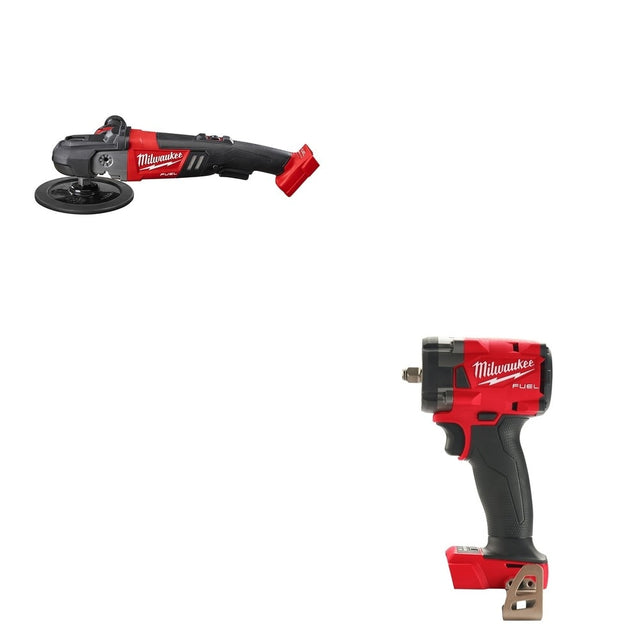 Milwaukee 2738-20 7" Polisher W/ FREE 2854-20 3/8" Compact Impact Wrench w/ Friction Ring